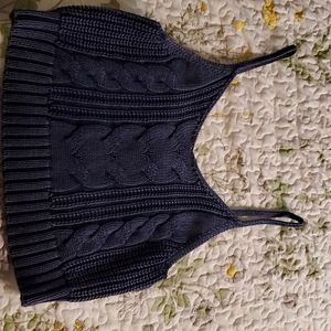 Knit crop top (XL)